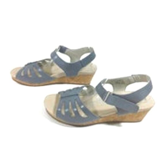 SS#10 Like New $90 Propet Maya Leather Walking Sandals size 9M - Picture 4 of 10